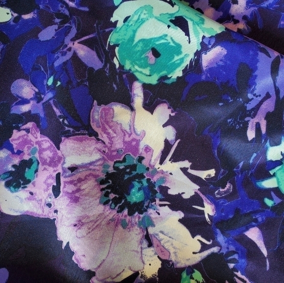 NWT Sangria purple floral dress with pockets Sz. 4 - Picture 6 of 7